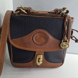 Dooney & Bourke Vintage All-Weather Leather Square Carrier Crossbody Bag 